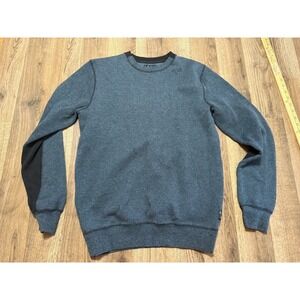 FOX Sweater, Men's Size Small, Black Blue, Long Sleeve, Pullover, Crew Neck
